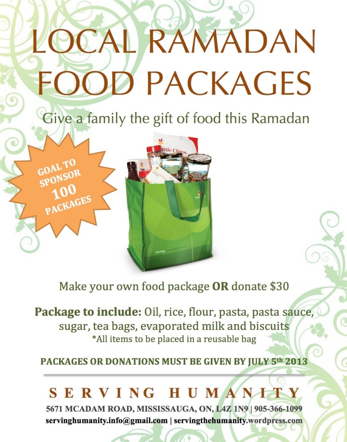 Local Ramadan Food Packages Project Launched!