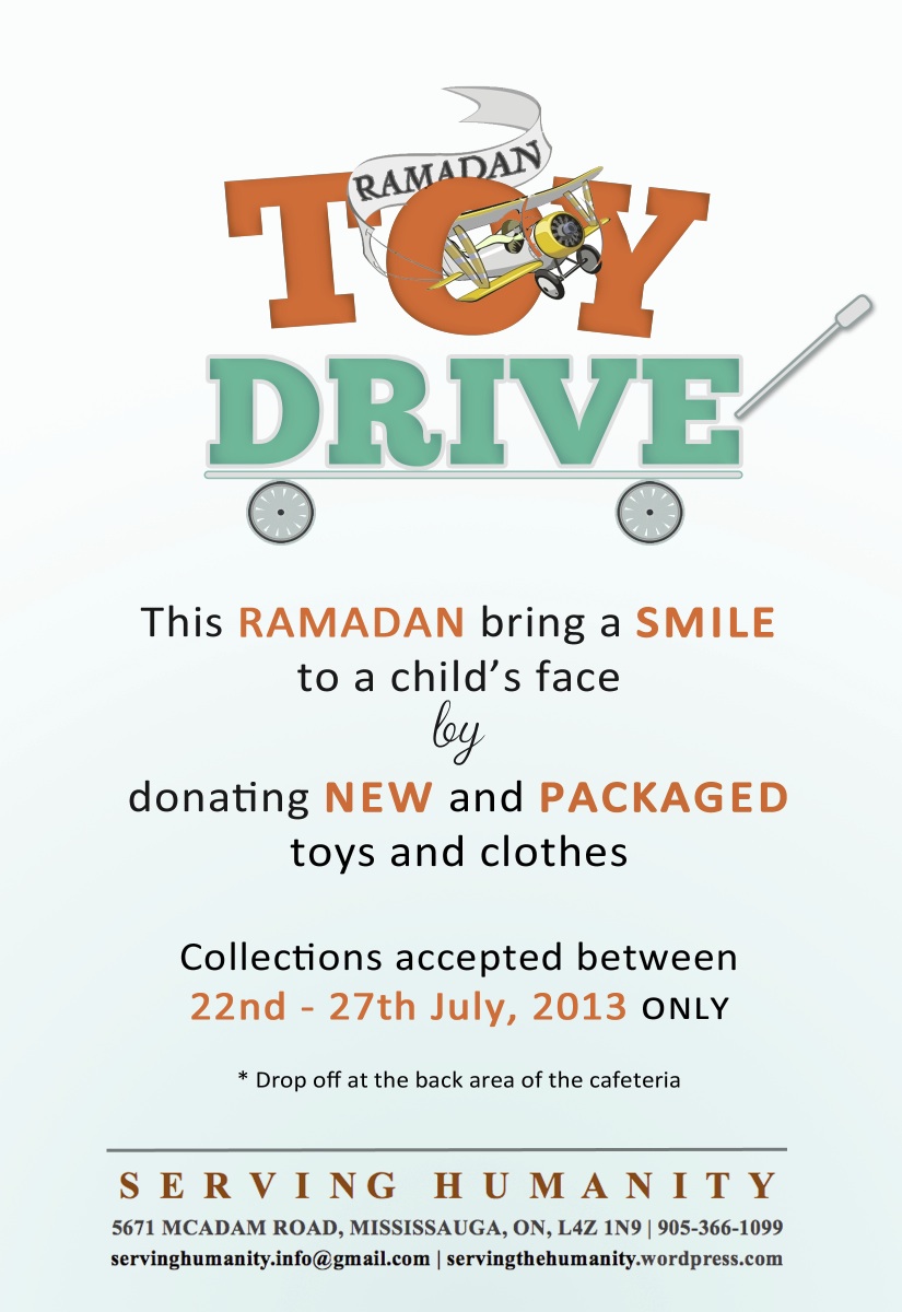 Toy Drive this Ramadan! 